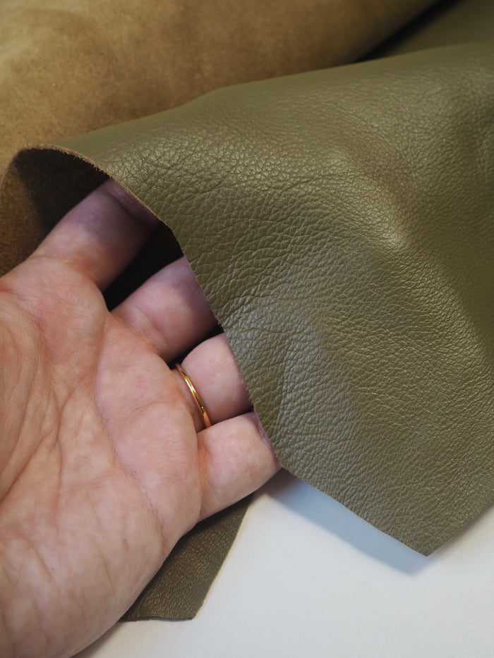 Olive Napa Lambskin