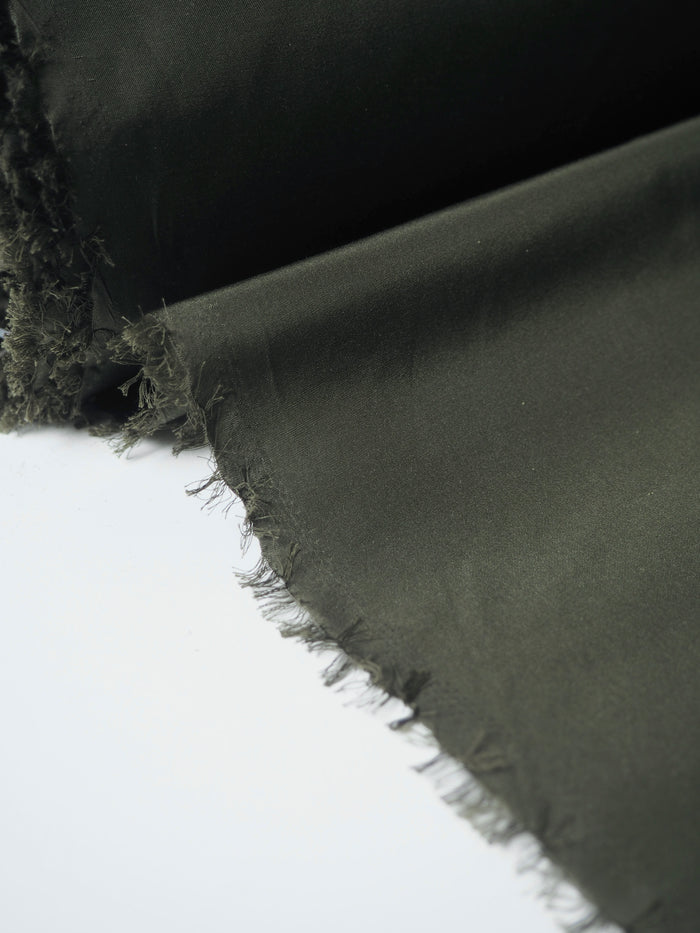 Olive Silk/Cotton Taffeta