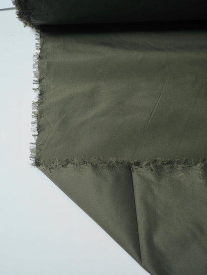 Olive Silk/Cotton Taffeta