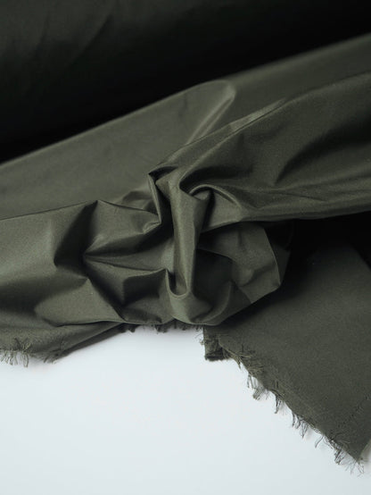 Olive Silk/Cotton Taffeta