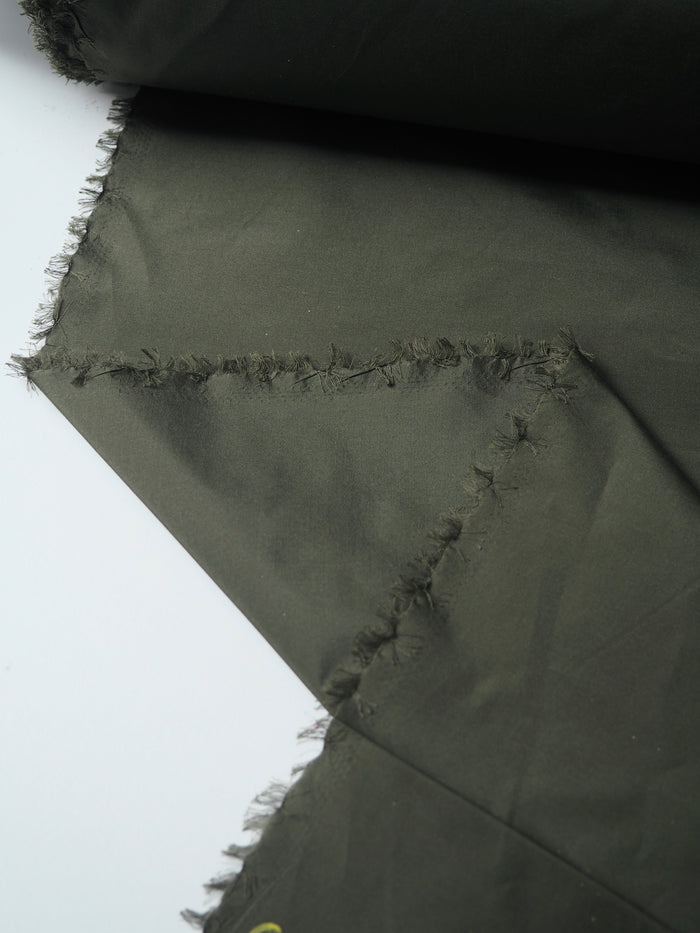 Olive Silk/Cotton Taffeta