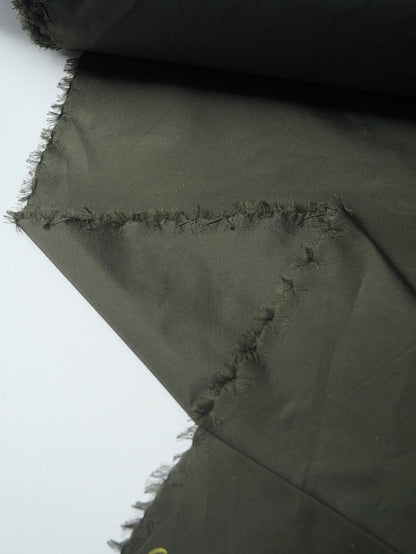 Olive Silk/Cotton Taffeta