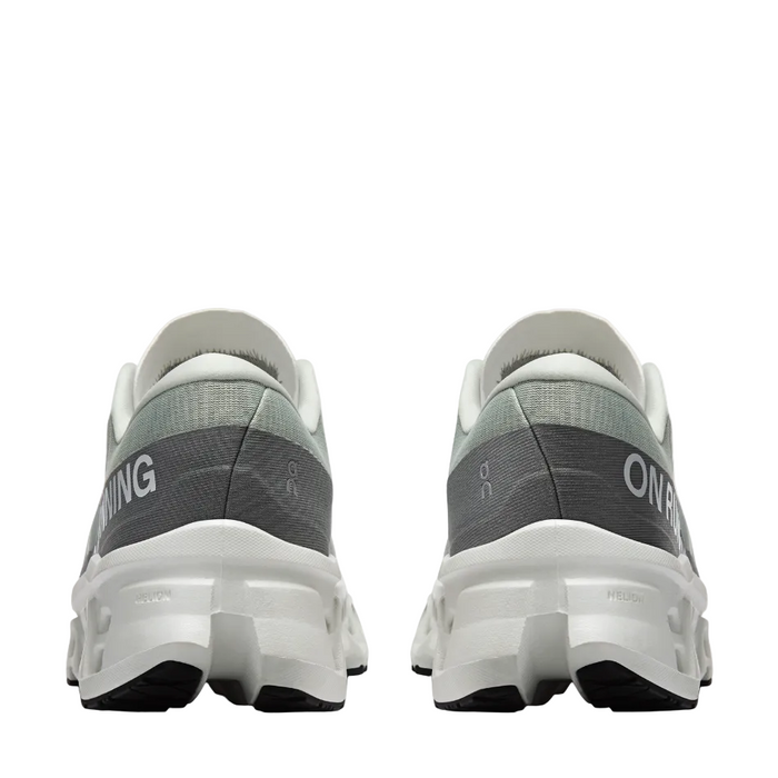On Men's Cloudmonster 3 Running Shoes in Tin/Ivory SS26