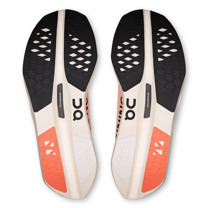 On Women's Cloudboom Volt Running Shoes in Ivory/Sunstone SS26
