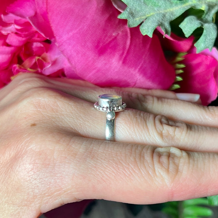 Opal (Faceted) Ring