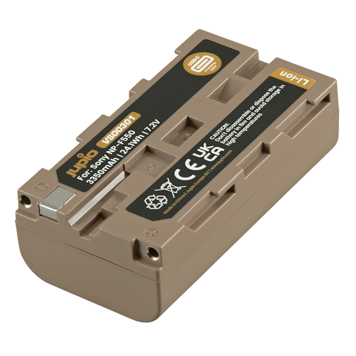 OPEN BOX - Jupio NP-F550 ULTRA C (USB-C input) 3350mAh