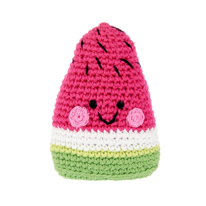 Organic Cotton Watermelon Rattle