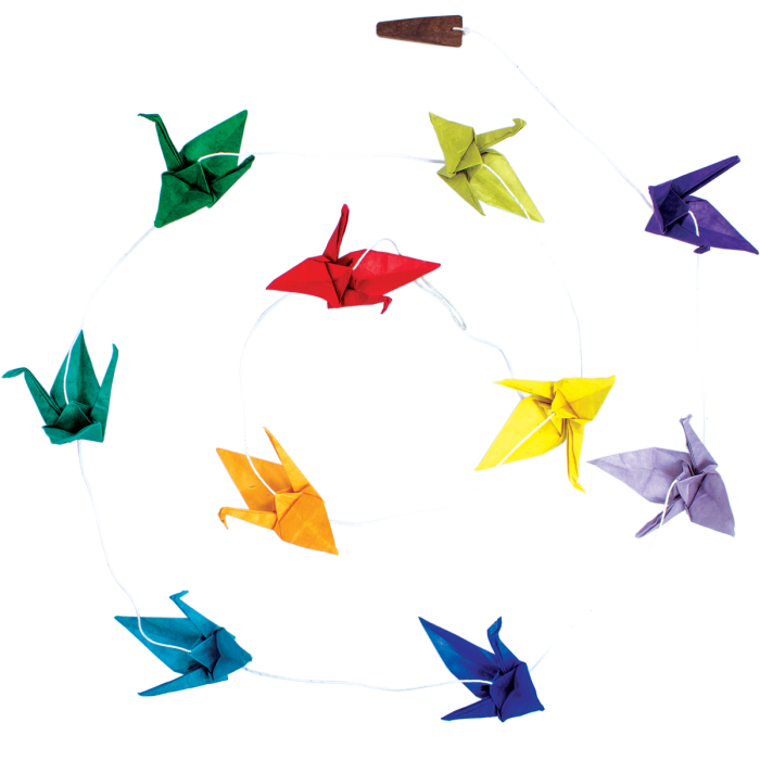 Origami Crane Paper Garland