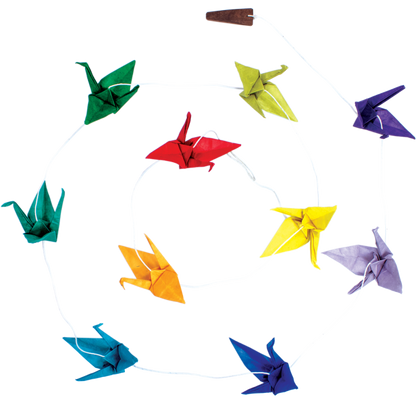 Origami Crane Paper Garland
