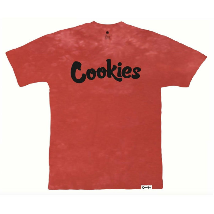 ORIGINAL MINT CRYSTAL WASH TIE DYE TEE RED - Dousedshop