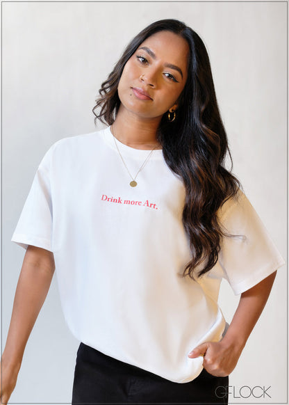 Oversized Graphic Tee - 200226