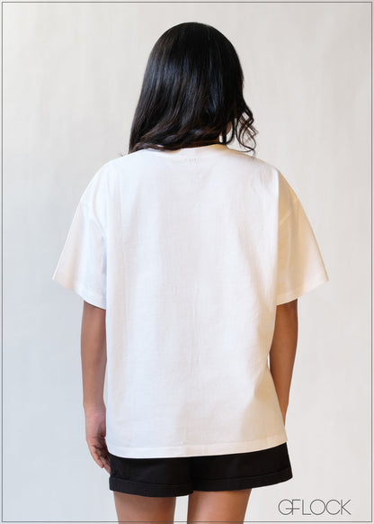 Oversized Graphic Tee - 200226