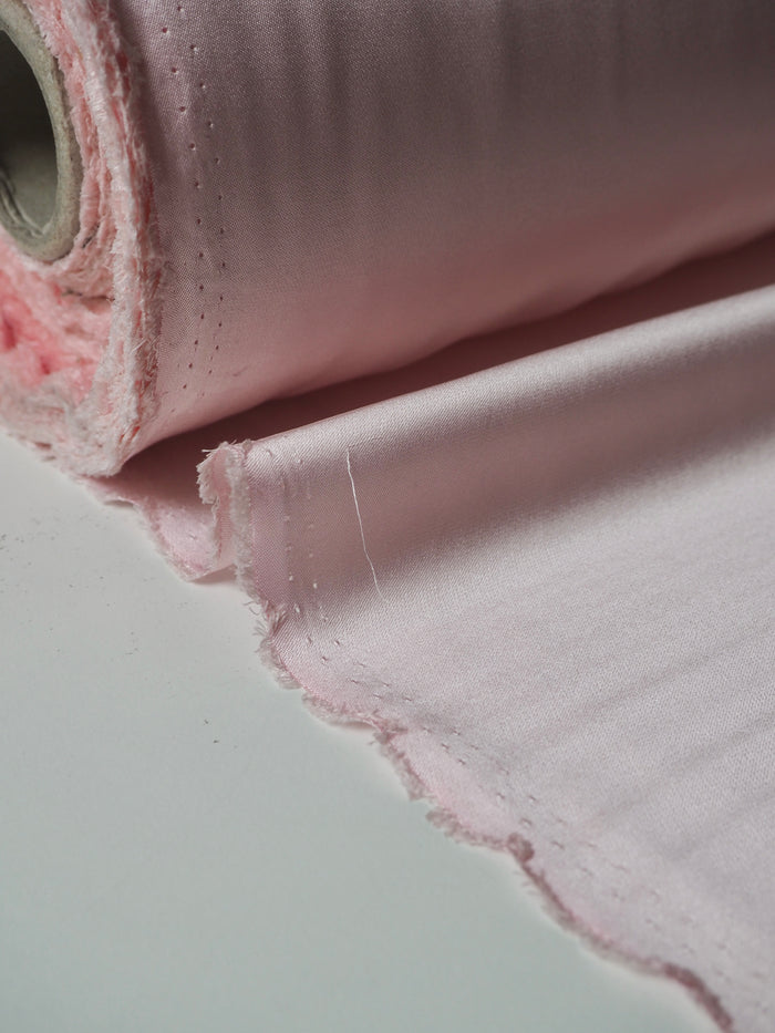 Pale Rose Silk Double Satin