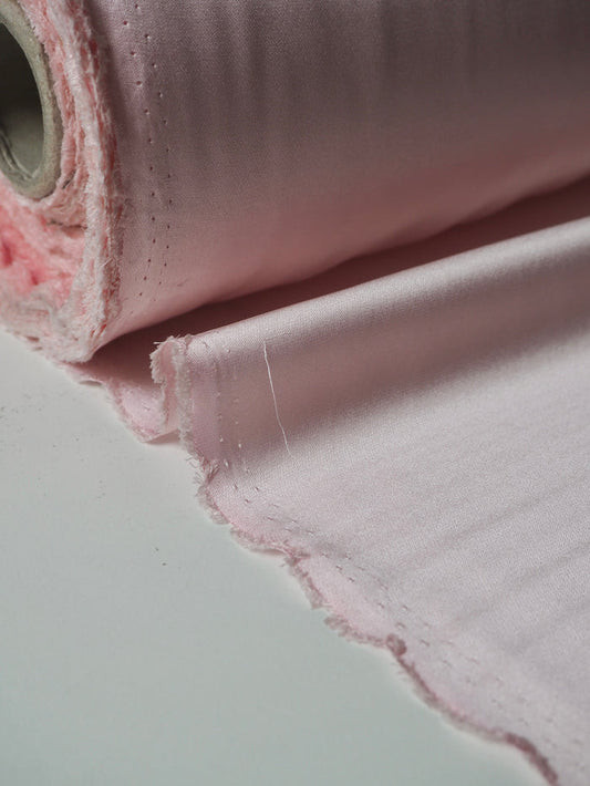 Pale Rose Silk Double Satin