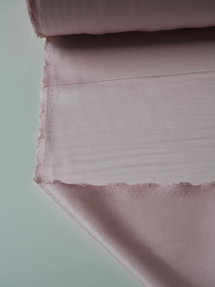 Pale Rose Silk Double Satin