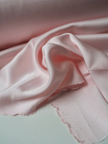 Pale Rose Silk Double Satin