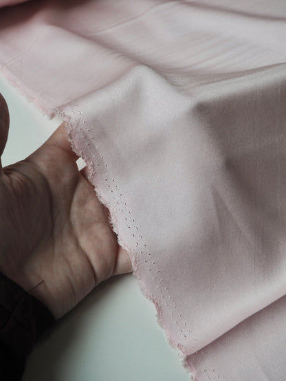 Pale Rose Silk Double Satin