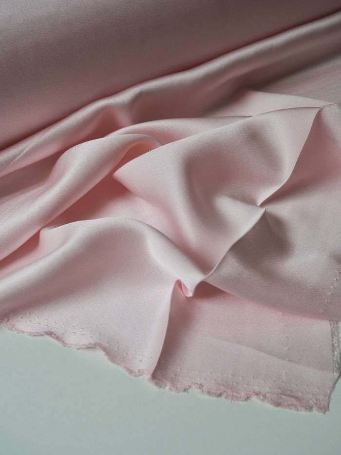 Pale Rose Silk Double Satin
