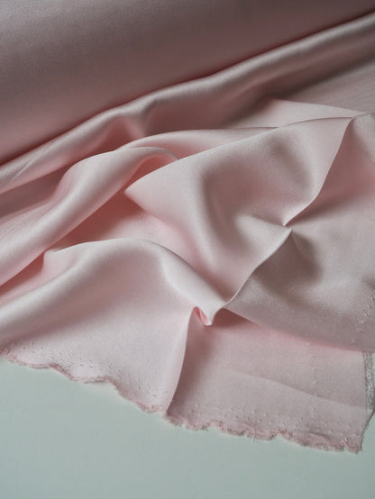 Pale Rose Silk Double Satin