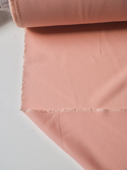 Peach Blush Heavy Silk Georgette