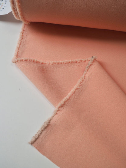 Peach Stretch Heavy Crepe