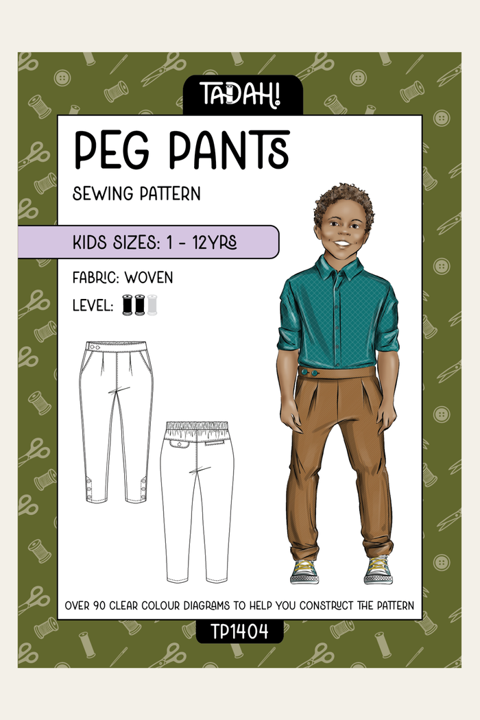 Peg Pants Sewing Pattern