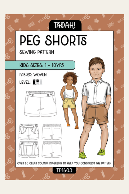 Peg Shorts Sewing Pattern