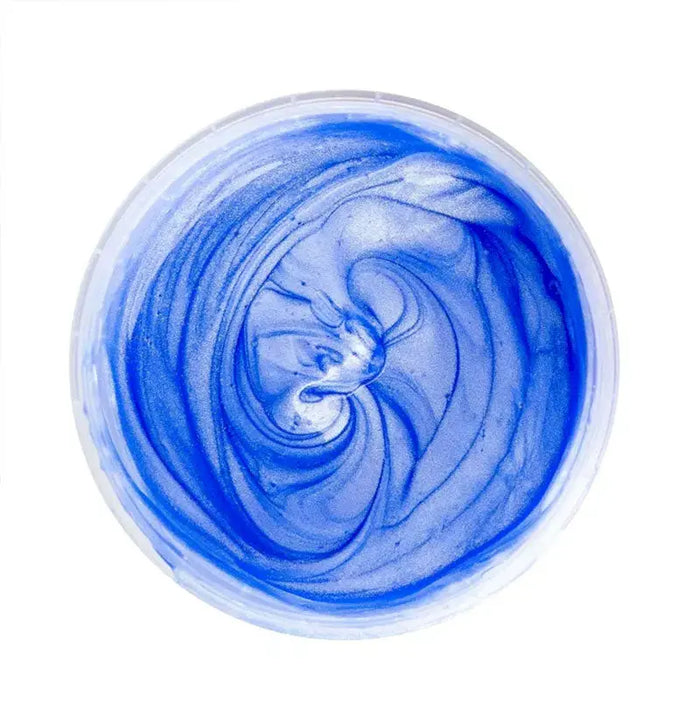 Peinture au doigt pailletée bio et vegan Neogrün – Saphir