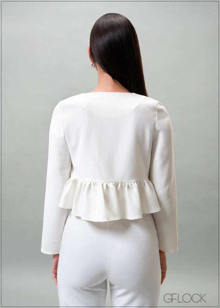 Peplum Top - 010825