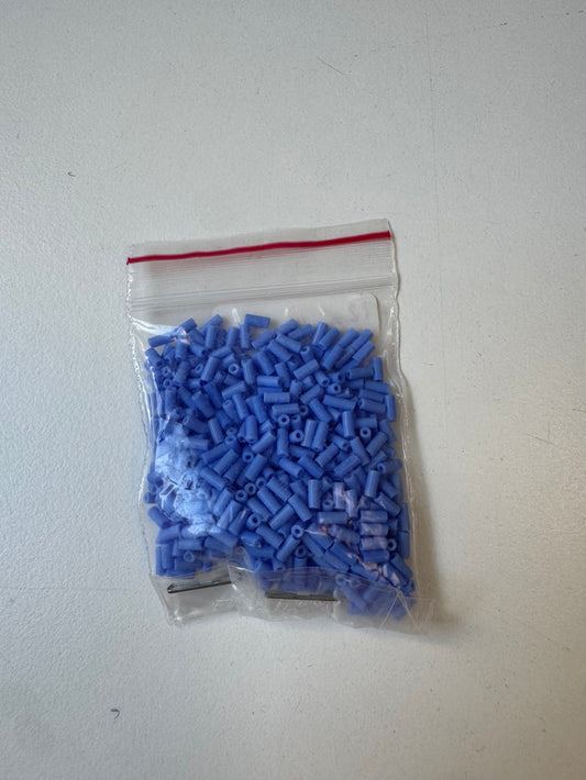 Periwinkle Tube Beads 12g