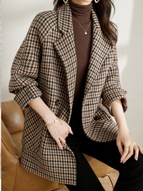 Persephone | Women's Checkered Jacket
