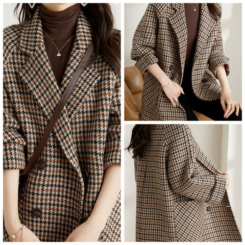 Persephone | Women's Checkered Jacket
