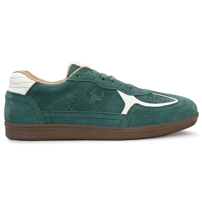 PhoeniXX v2.0 Suede Leather Sneakers – Forest Green & White Unisex (HRLPNX02FGN)