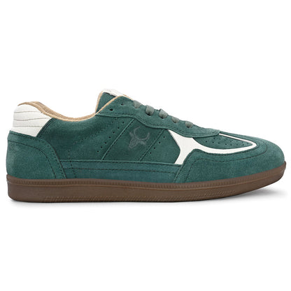PhoeniXX v2.0 Suede Leather Sneakers – Forest Green & White Unisex (HRLPNX02FGN)