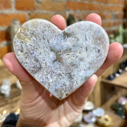 Pink Amethyst Heart