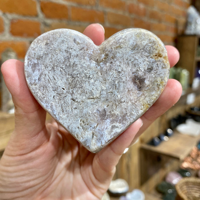Pink Amethyst Heart
