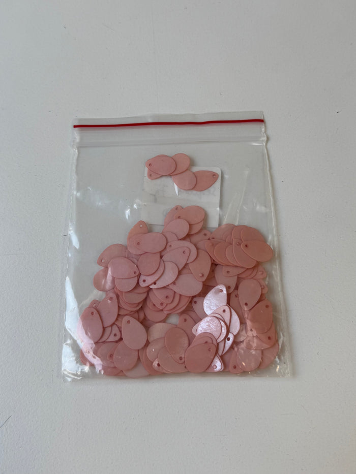 Pink Teardrop Sequins 7g