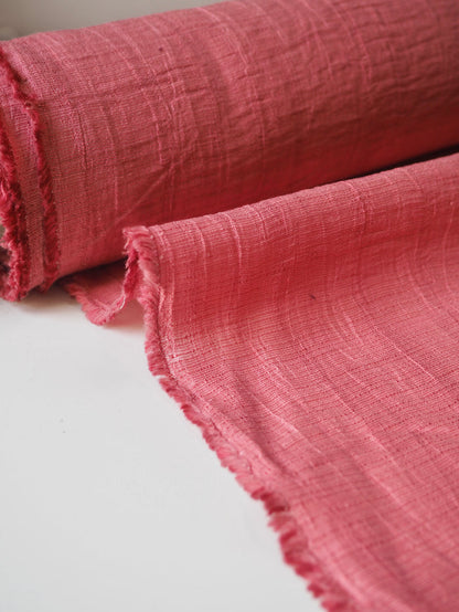 Pink Textured Sateen Jacquard