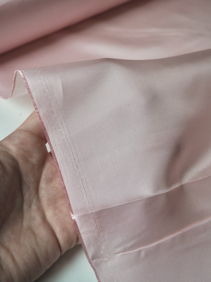 Pink Viscose Satin Twill Lining