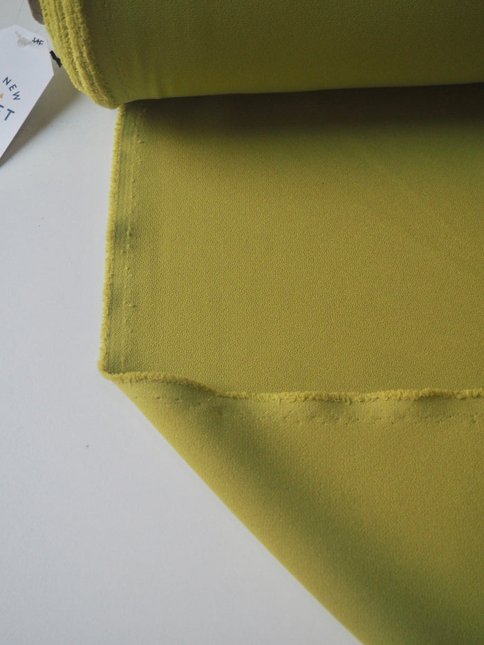 Pistachio Stretch Heavy Crepe