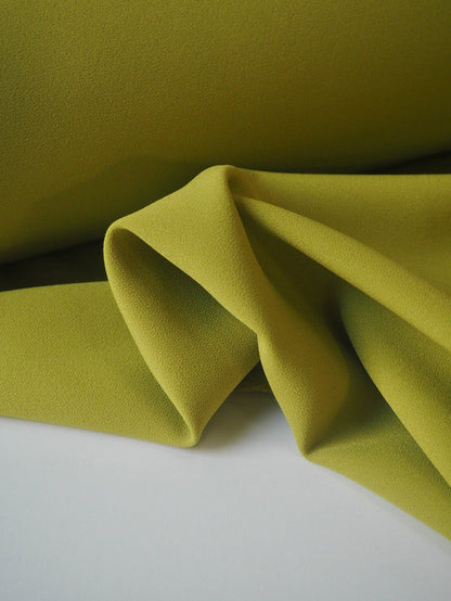 Pistachio Stretch Heavy Crepe