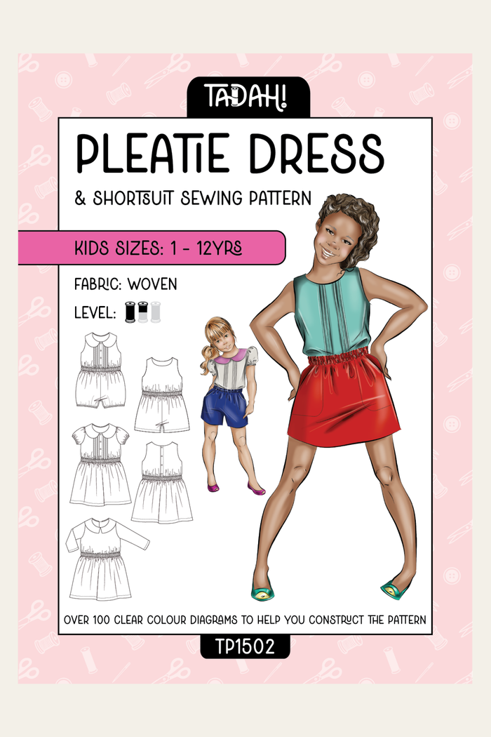 Pleatie Dress & Shortsuit Sewing Pattern