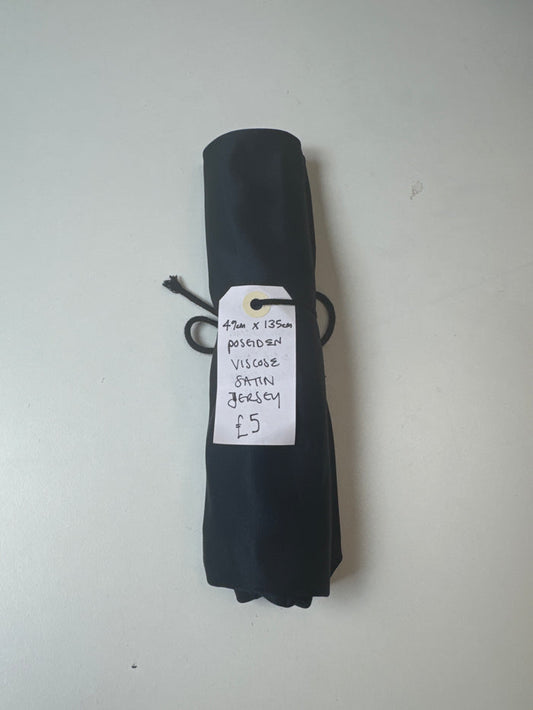 Poseidon Viscose Satin Jersey Remnant