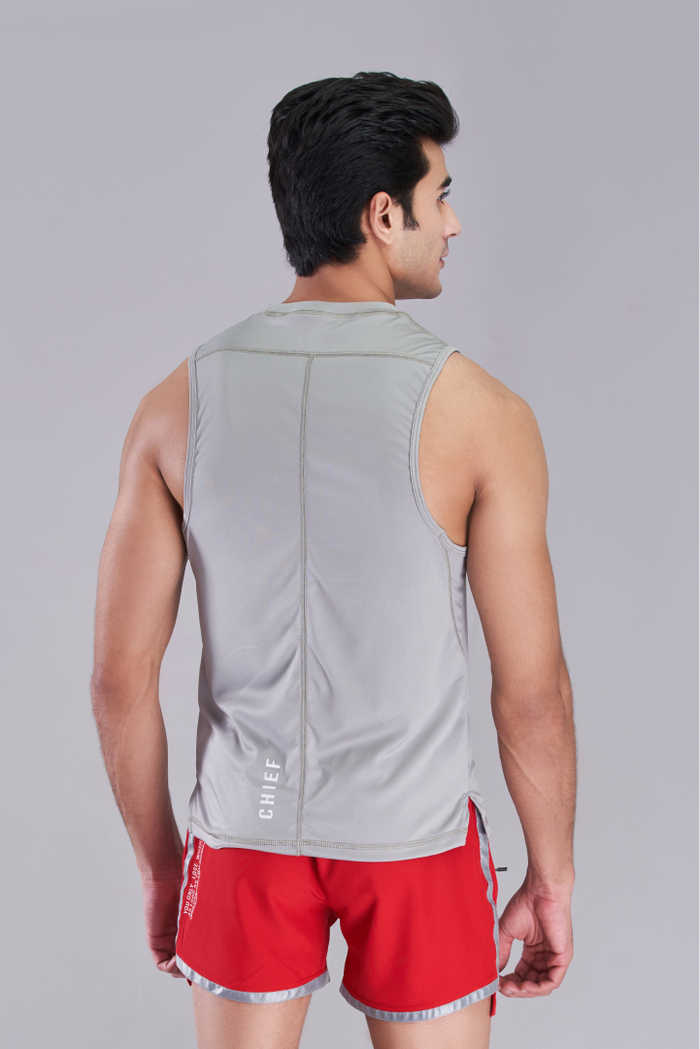PowerRise Gym Tank - Grey