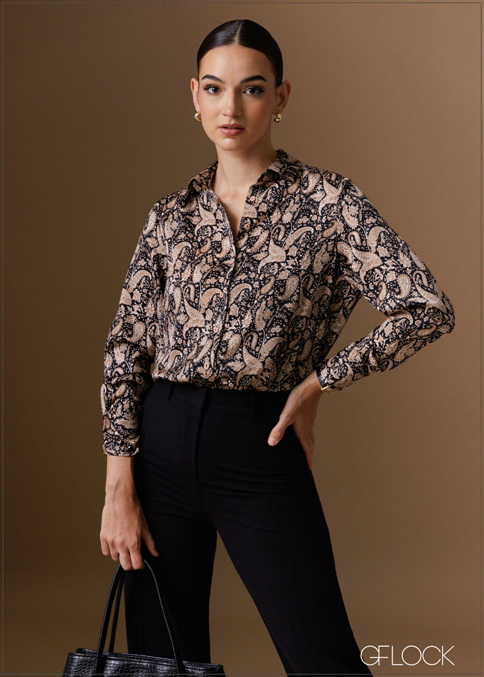 Printed Basic Shirt - 120925