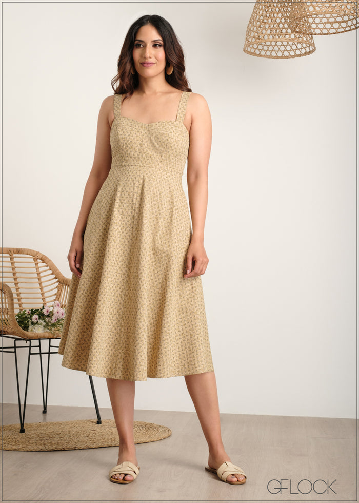 Printed Corset Dress - 060625
