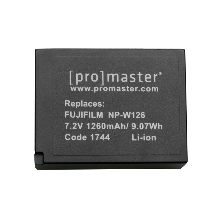 Promaster Li-ion Battery for Fujifilm NP-W126S