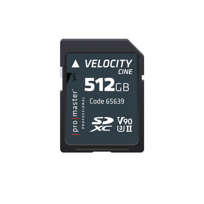 ProMaster SDXC Velocity CINE UHS-II V90 Memory Card