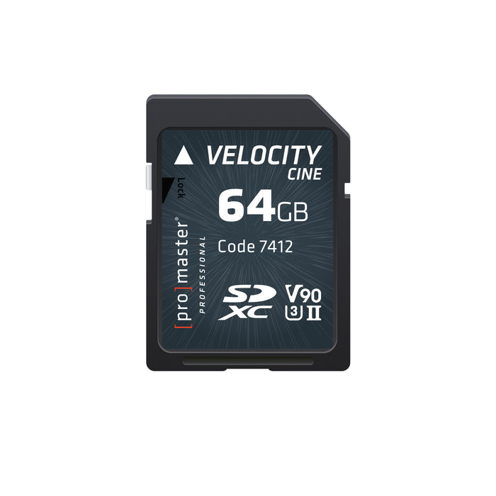 ProMaster SDXC Velocity CINE UHS-II V90 Memory Card