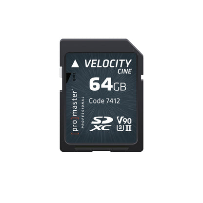 ProMaster SDXC Velocity CINE UHS-II V90 Memory Card